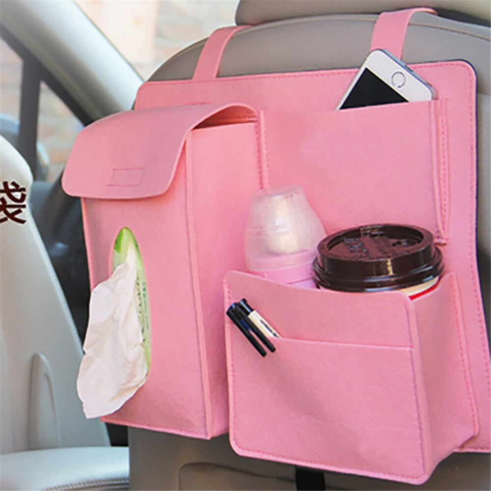 Car Back Seat Organizer Storage Bag Multi-Function Pocket Universal Holder Car-Styling Protector Interior Auto Accessories