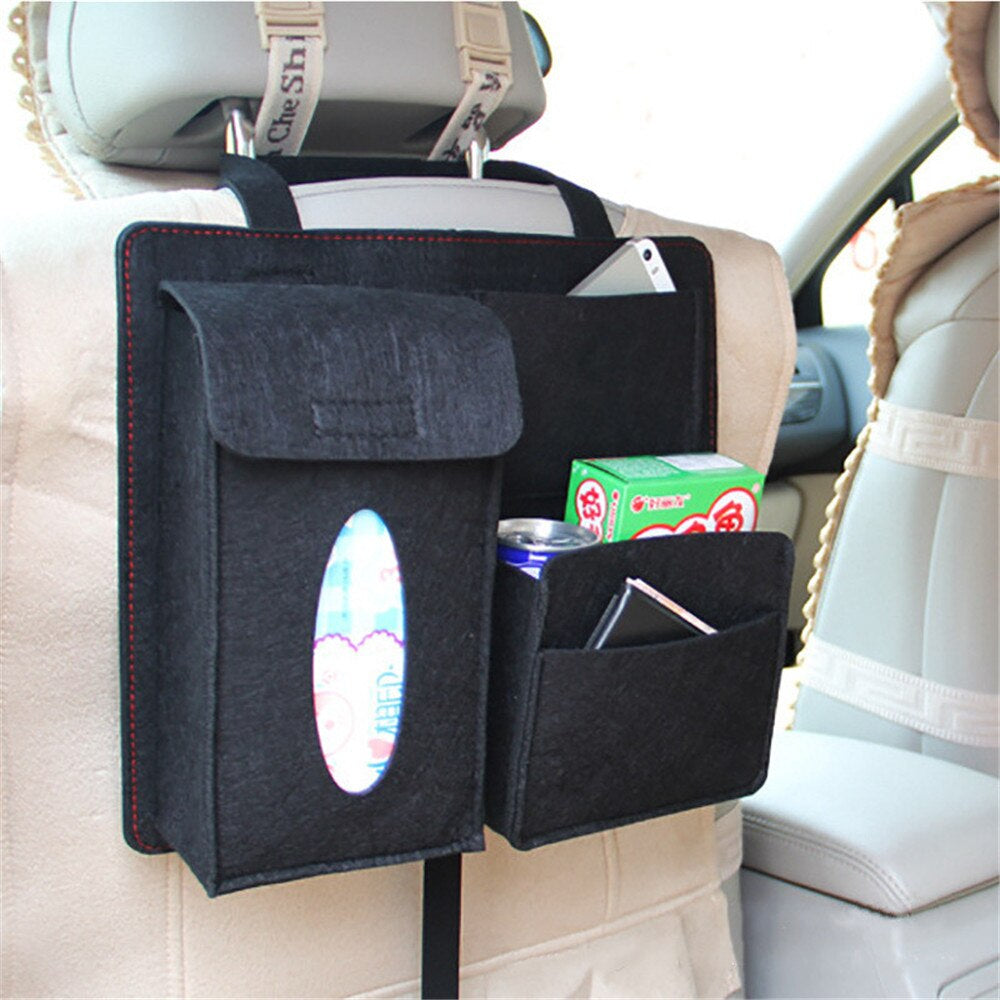 Car Back Seat Organizer Storage Bag Multi-Function Pocket Universal Holder Car-Styling Protector Interior Auto Accessories