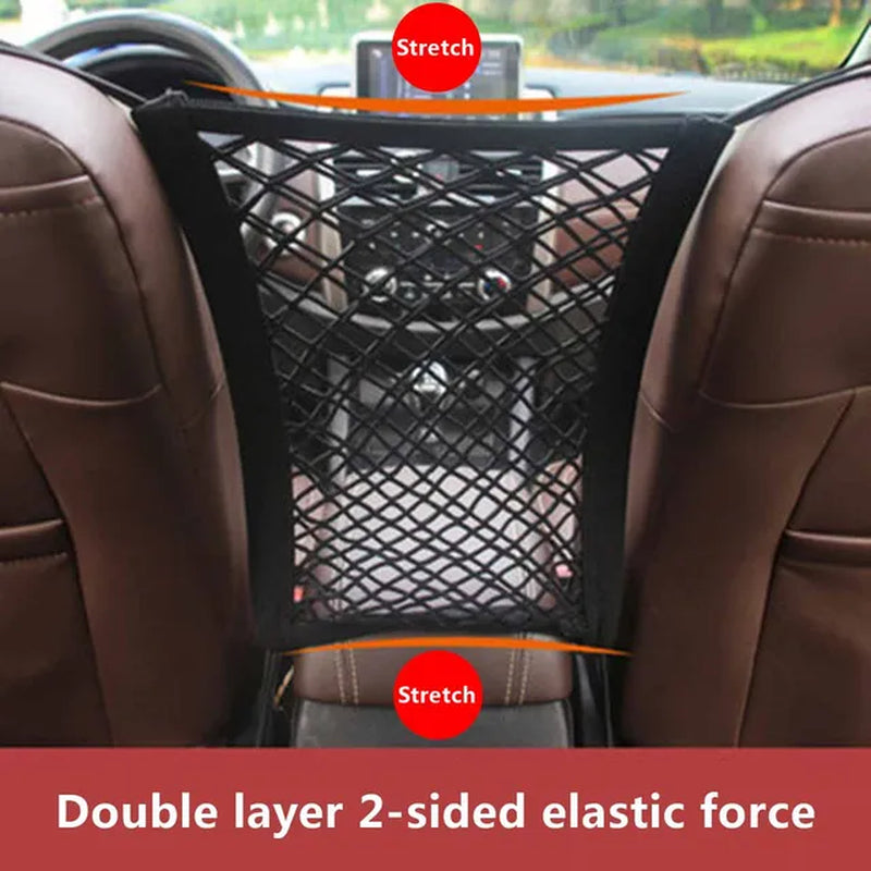 Pet Car Elastic Fence Dog Safety Isolation Net Children Travel Isolation Barrier Mesh Dog Fence Anti-Collision Mesh Pet Supplies